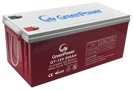 200AH Greenpower Gel Battery