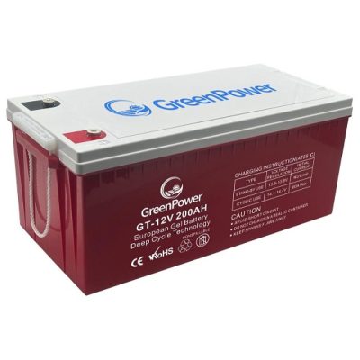 12V 200AH Greenpower Gel Battery